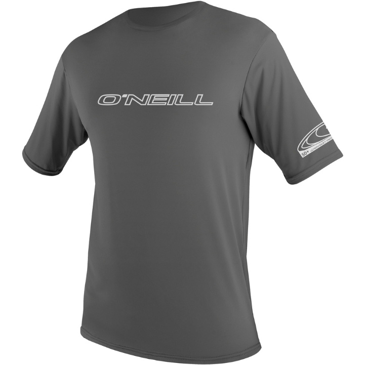 2025 O'Neill Mens Basic Skins Kortärmad Soltröja 3402 - Graphite